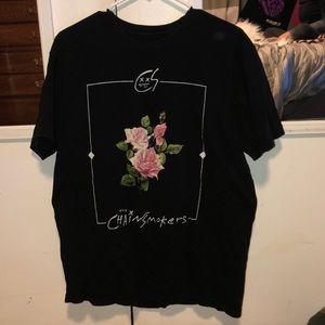 Large Unisex Chainsmokers Rose Graphic Tee
